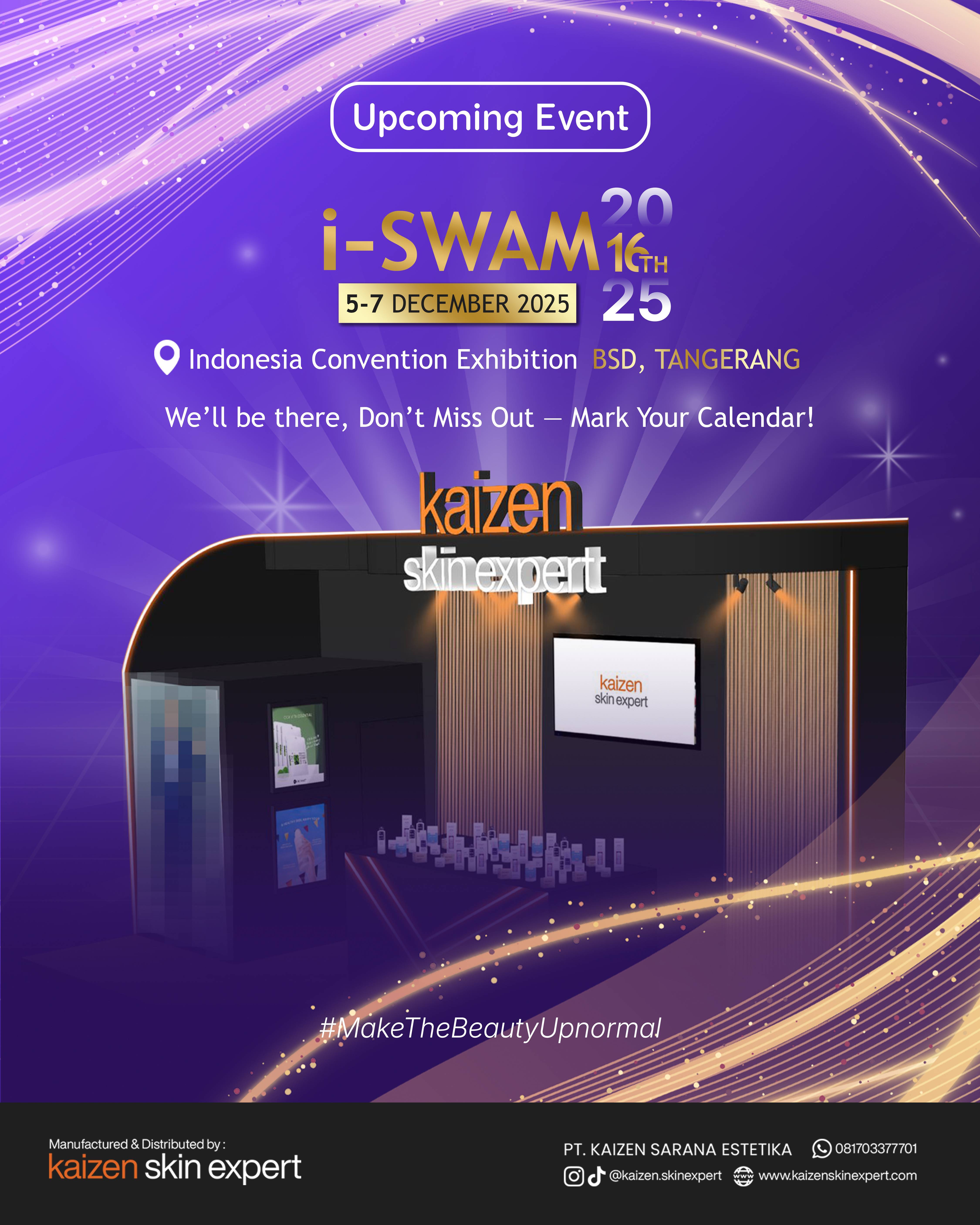 Upcoming Event i-SWAM 2025!